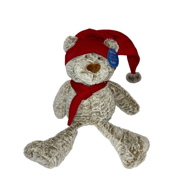 Helzberg Diamonds Limited Edition I Am Loved Bear With Red Hat & Scarf - Picture 1 of 9